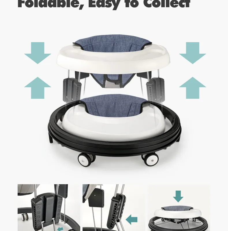 Wholesale Factory Direct Different Color Selection Enhanced Learning to Walk Baby Child Walkers Strollers