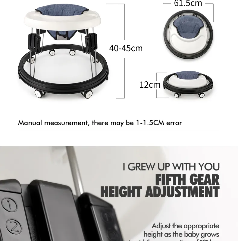 Wholesale Factory Direct Different Color Selection Enhanced Learning to Walk Baby Child Walkers Strollers