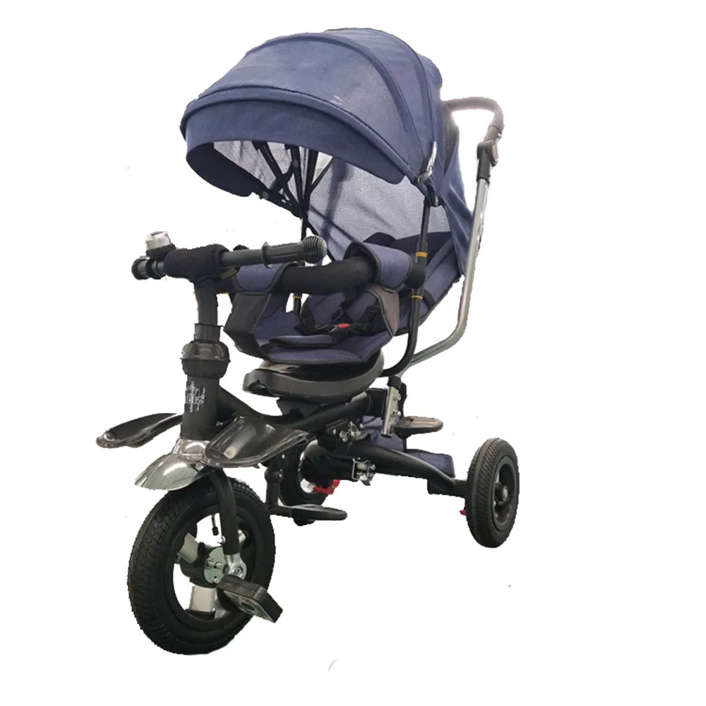 Wholesale Kids/Baby/Children Folded Frame Trike Rickshaw 4 in 1 Tricycle Sun Shade