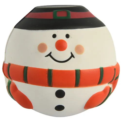 Wholesale Toys Christmas Gifts PU Stress Santa Claus and Snowman and Gift Box Shapes Stress Balls Pop Toys Gadgets Juguetes